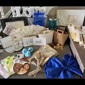 Various Wedding accessories and wedding decor extras package mostly unused